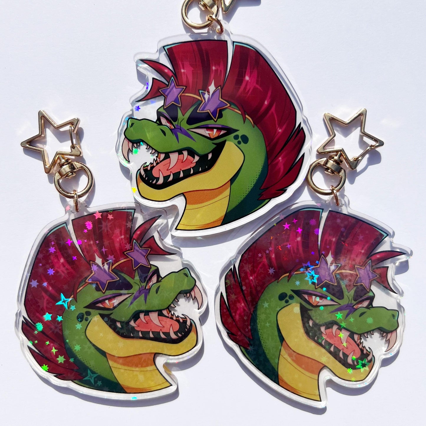 Montgomery Gator Holographic Keychain