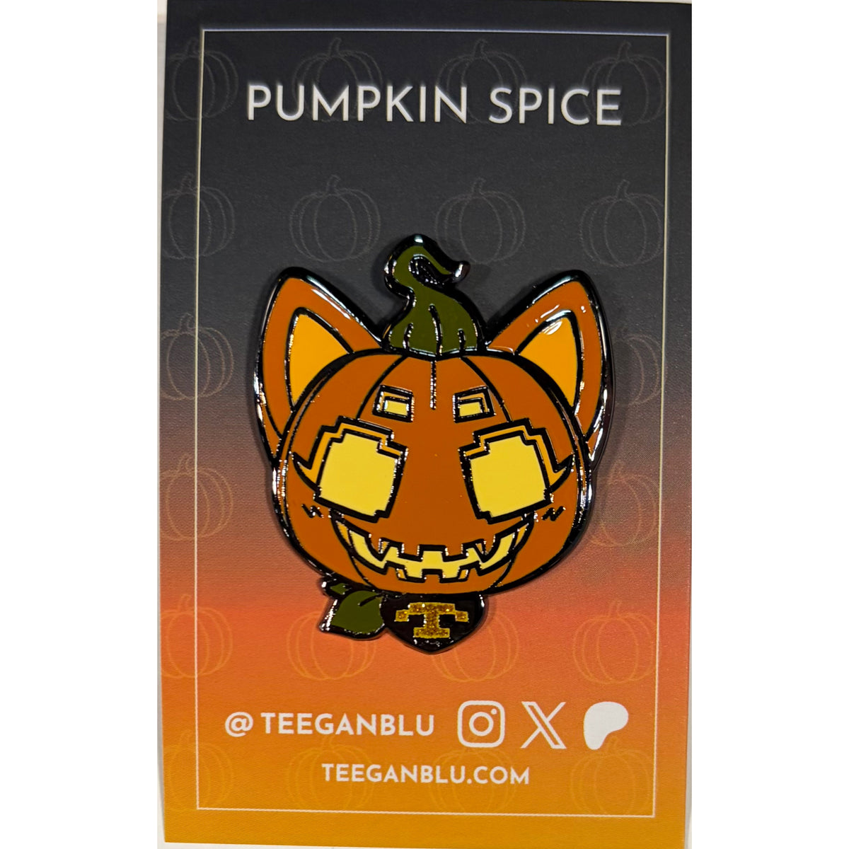 Pumpkin Spice Hard Enamel Pin