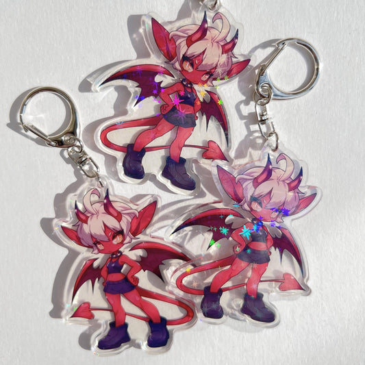 Riral Imp Girl Holographic Keychain