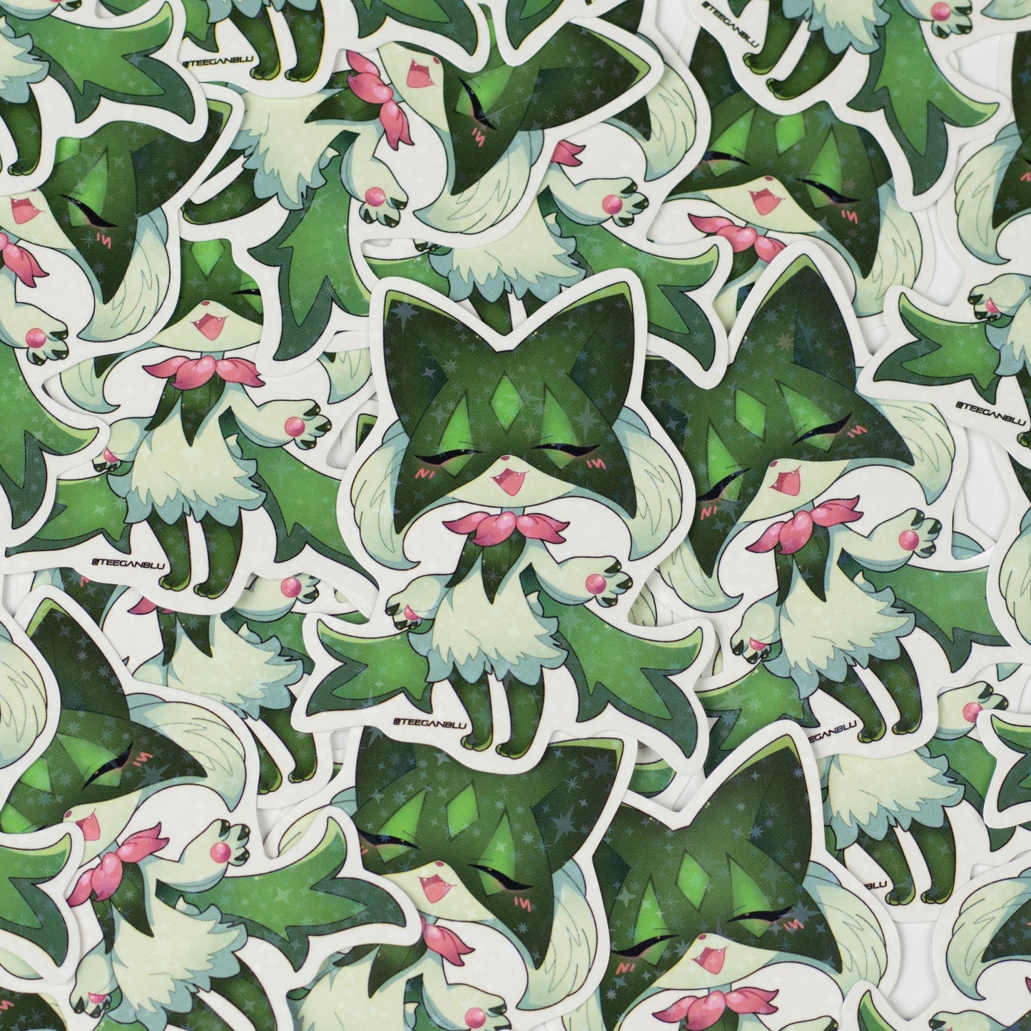 Meowscarada Holographic Sticker