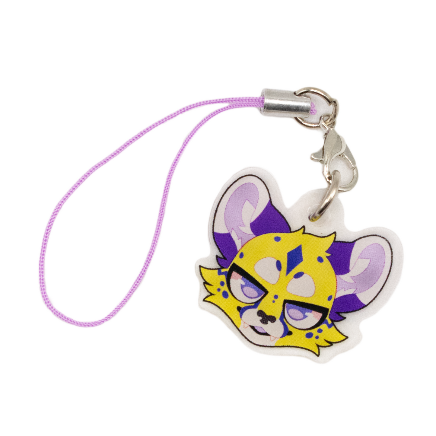 Stellar Cheetah Acrylic Phone Charm