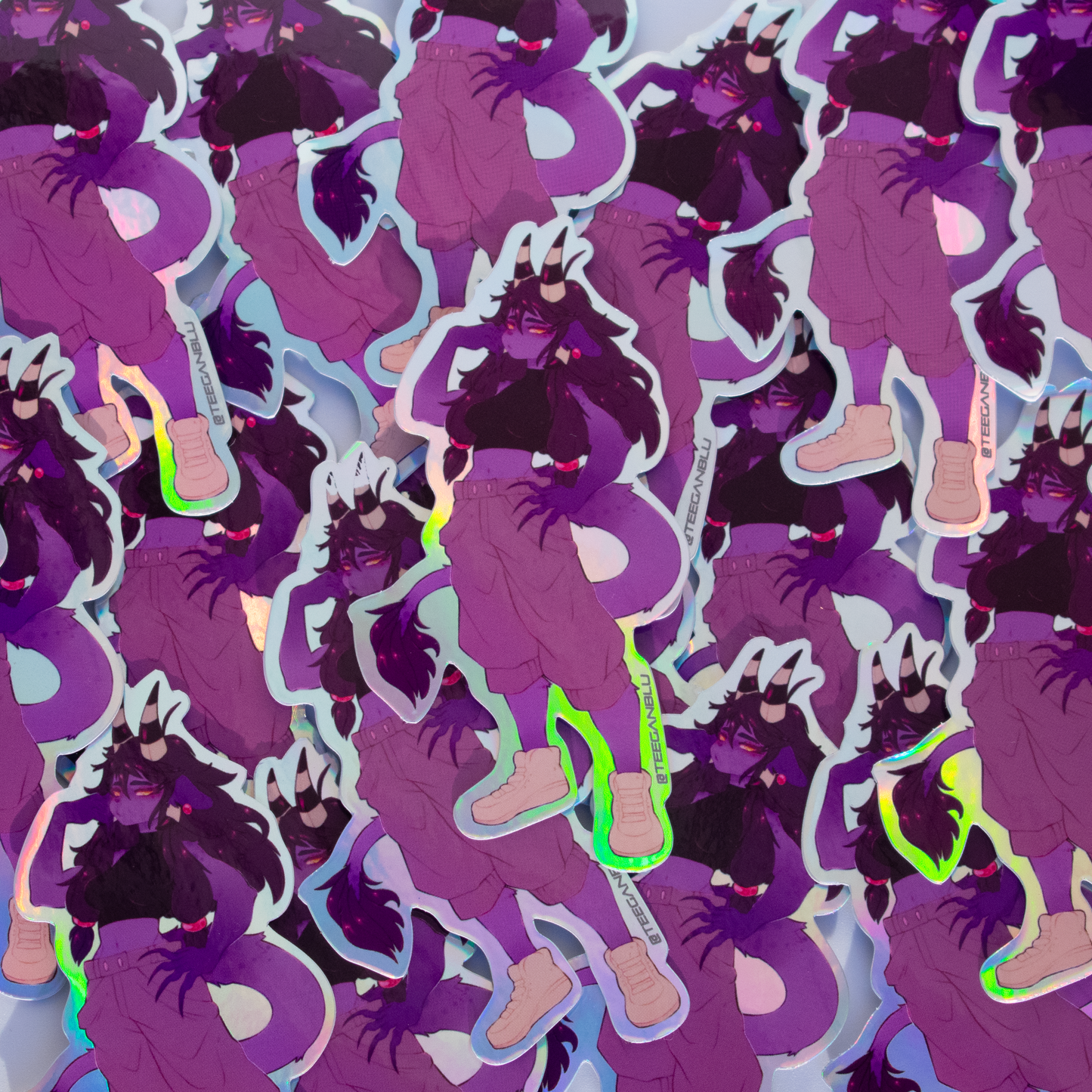 Mallie Rainbow Holographic Sticker