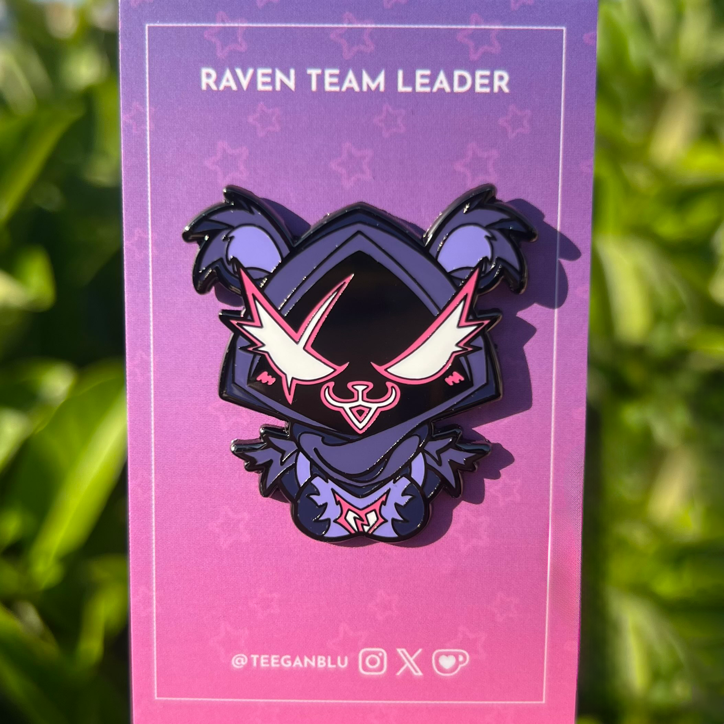 Raven Team Leader Hard Enamel Pin