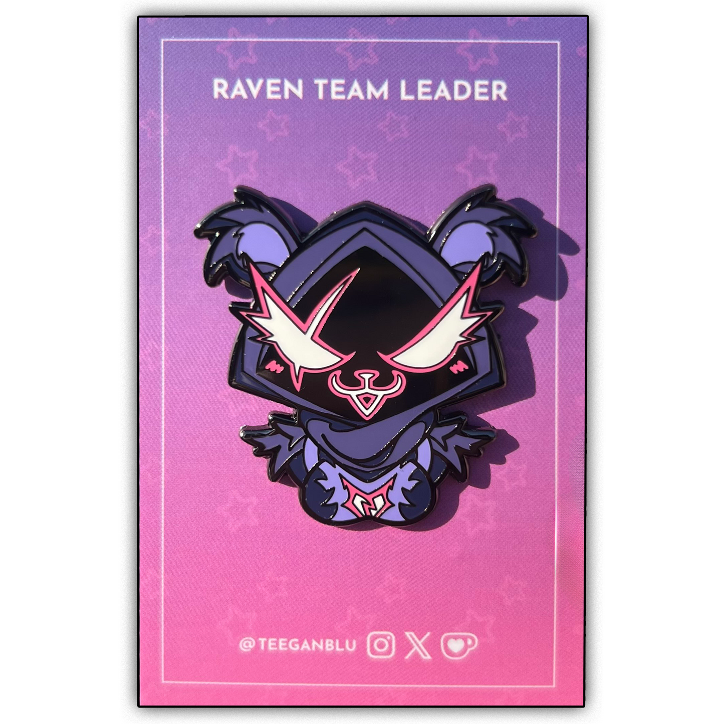 Raven Team Leader Hard Enamel Pin