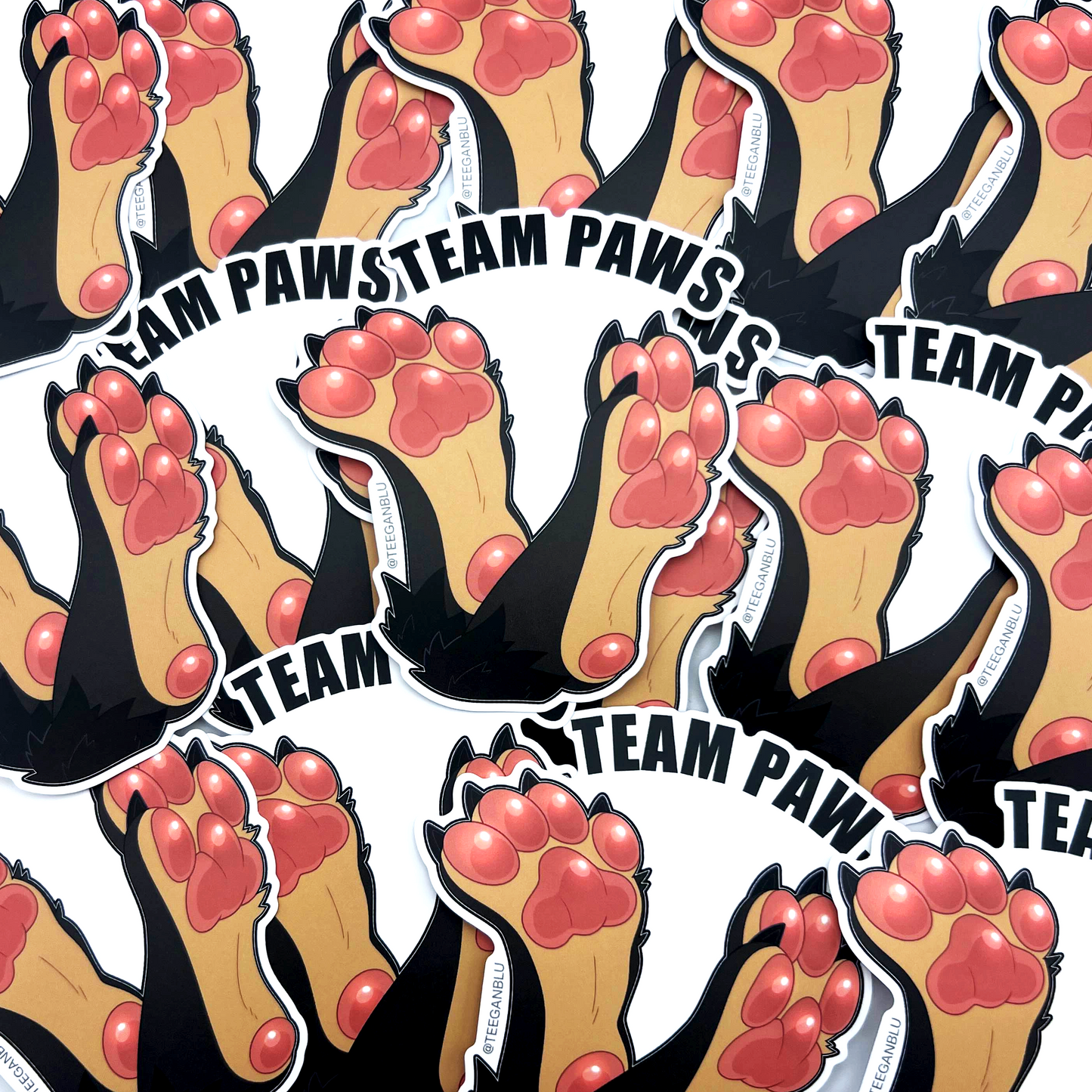 Team Paws Vinyl Sticker