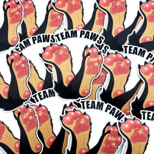 Team Paws Vinyl Sticker