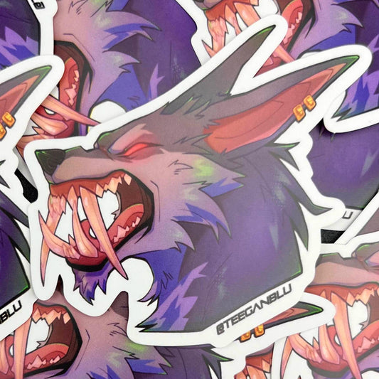 Warwick Wolf Sticker