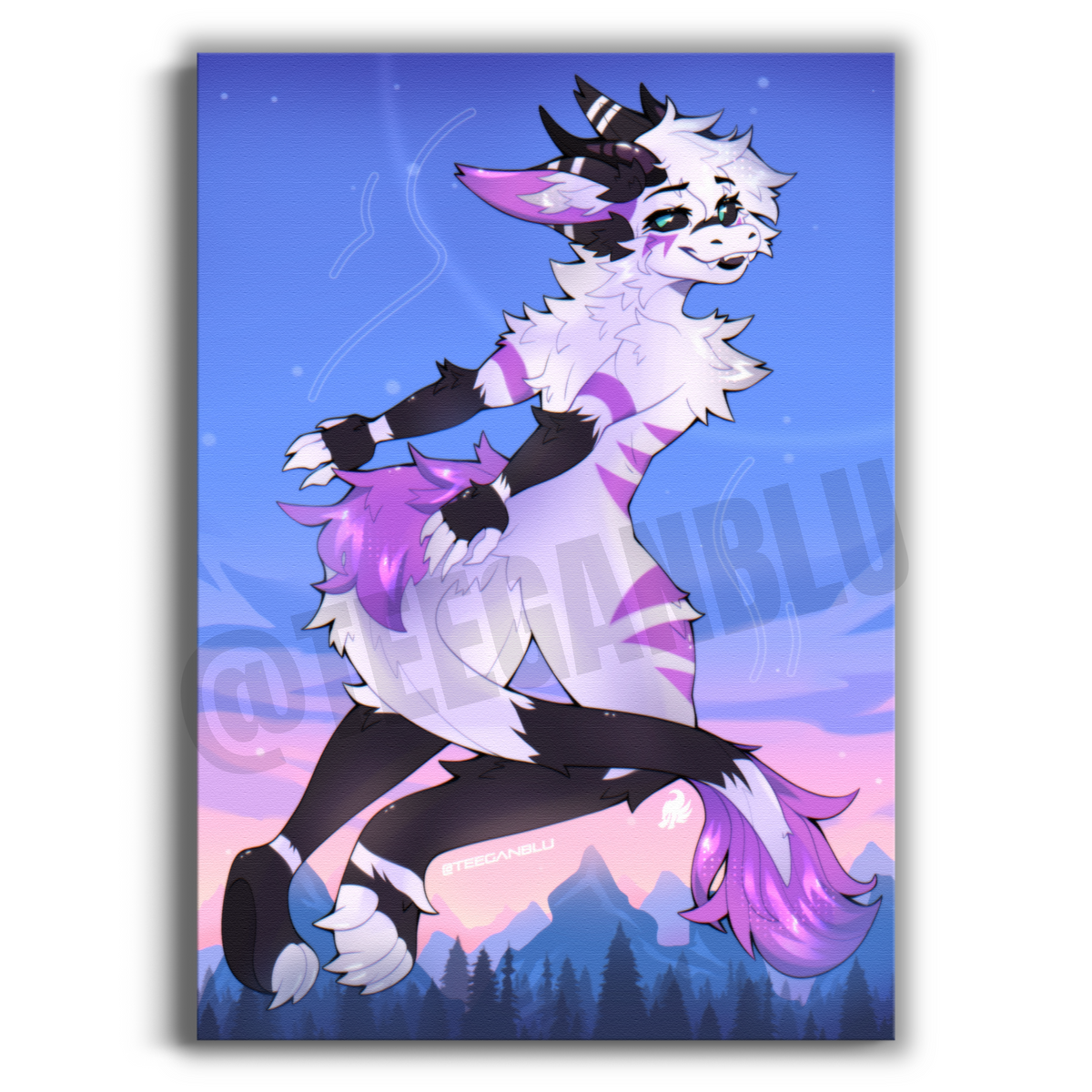 Sunset Sky Dragon - Art Print