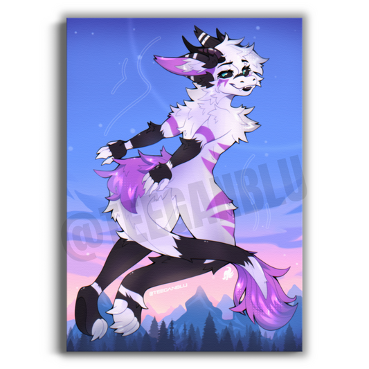 Sunset Sky Dragon - Art Print