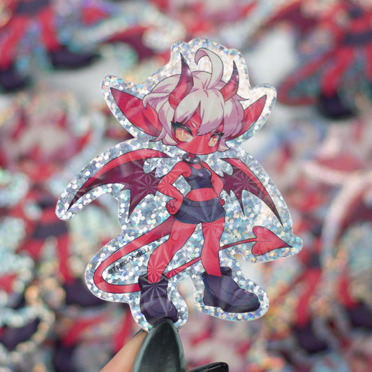 Riral Imp Girl Holographic Sticker