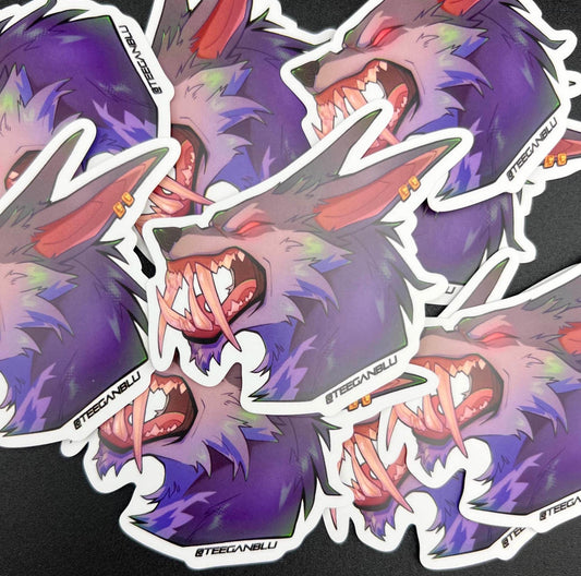 Warwick Wolf Sticker