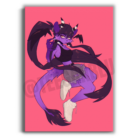 Mallie's Hair - Art Print