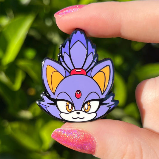 Blaze the Cat Hard Enamel Pin