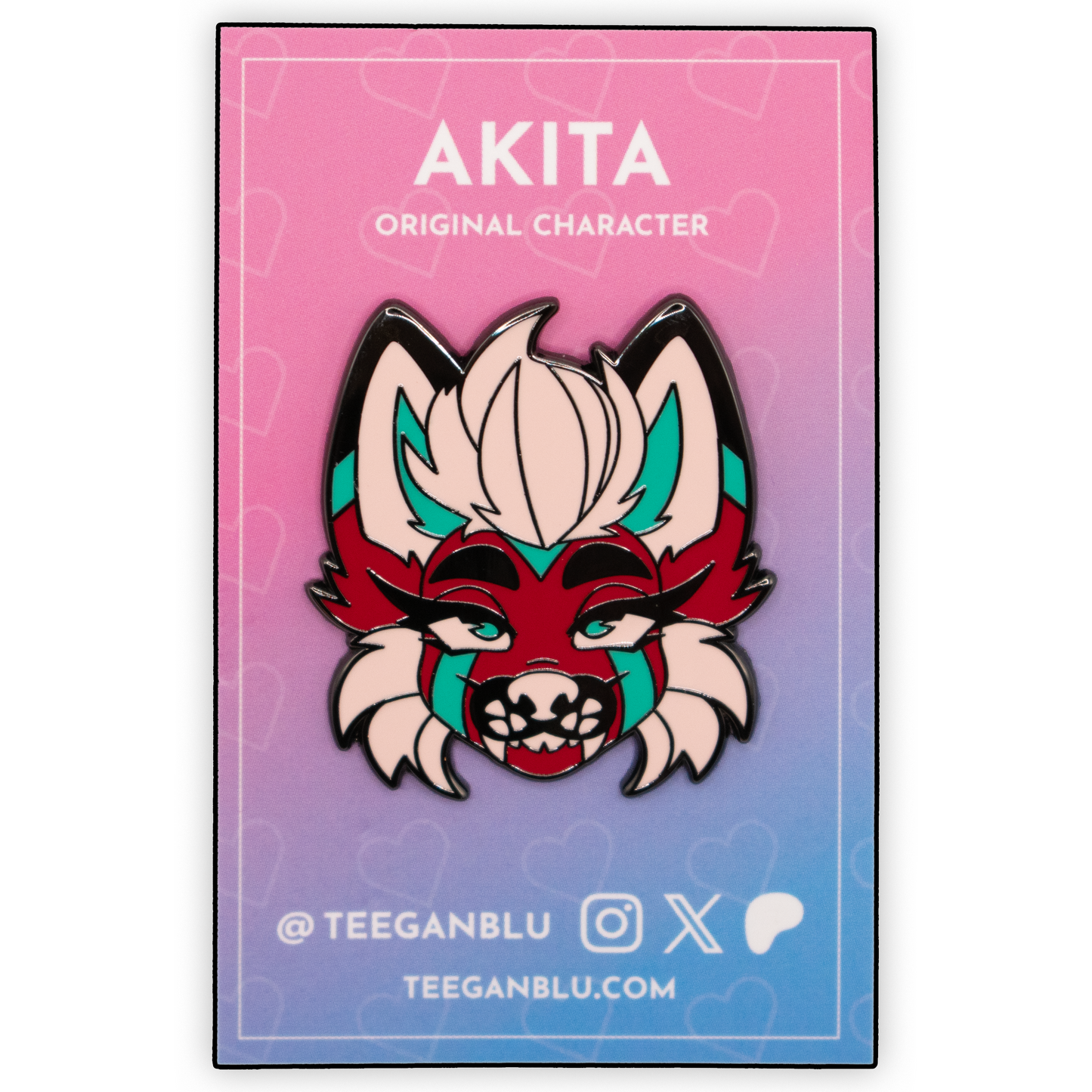 Akita Hard Enamel Pin