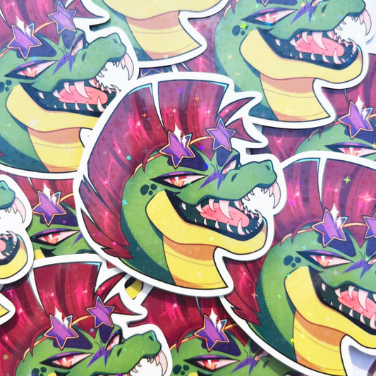 Montgomery Gator Holographic Sticker