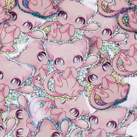 Mew Holographic Sticker