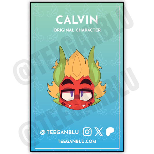 Calvin Hard Enamel Pin
