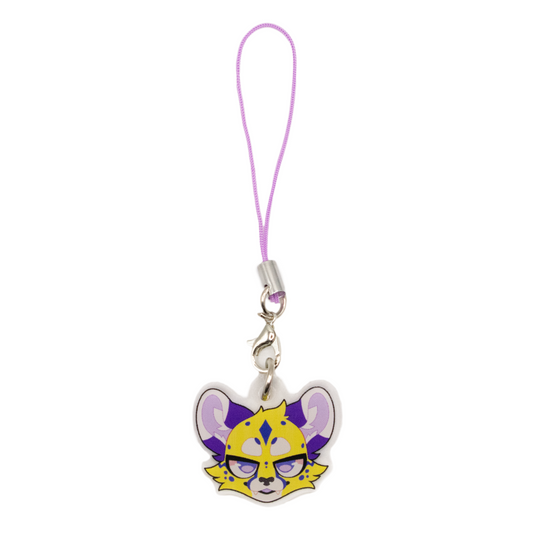 Stellar Cheetah Acrylic Phone Charm