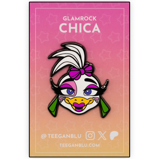 Glamrock Chica Hard Enamel Pin