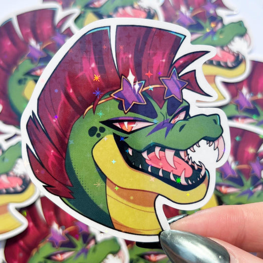 Montgomery Gator Holographic Sticker