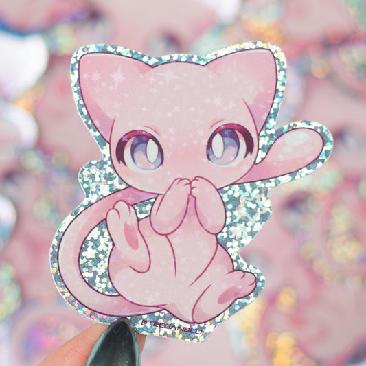 Mew Holographic Sticker