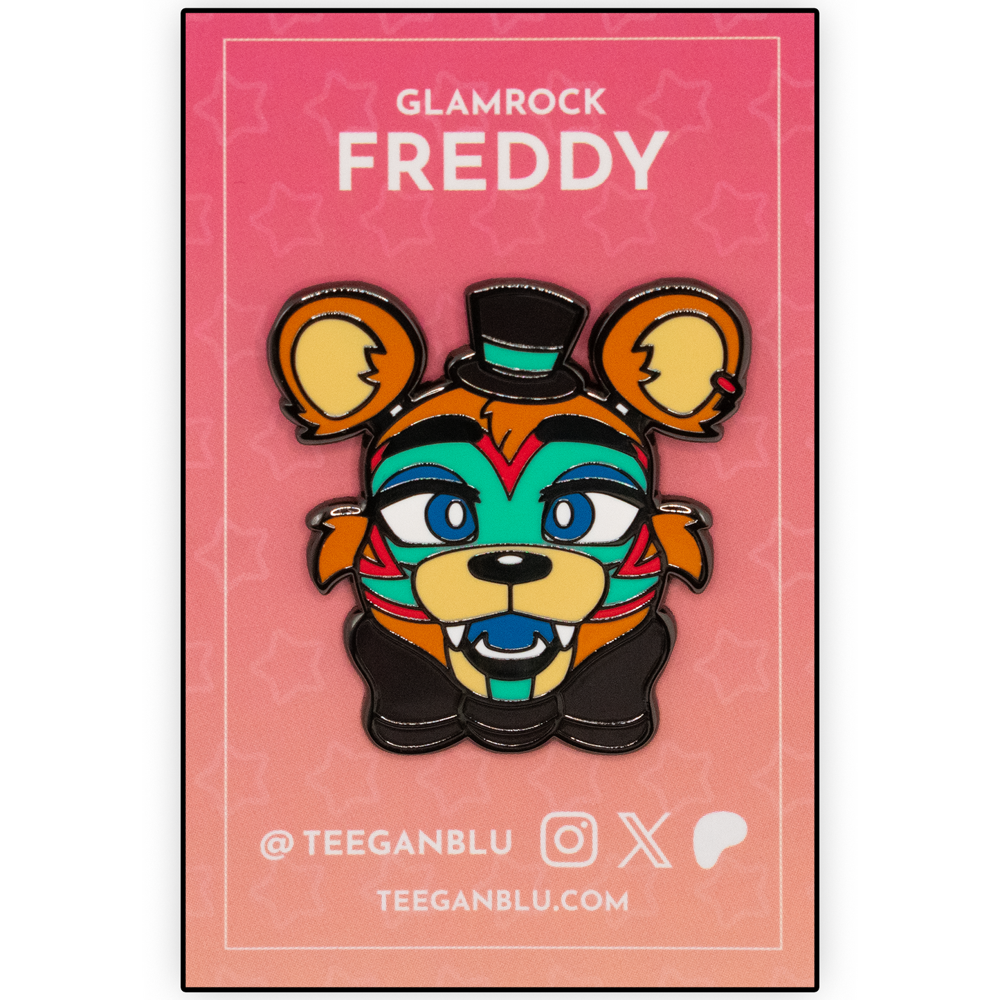 Glamrock Freddy Hard Enamel Pin