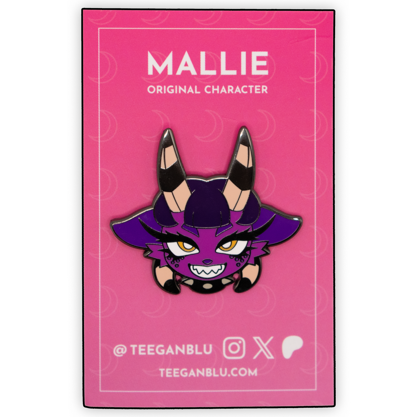 Mallie Hard Enamel Pin