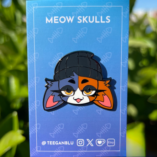 Meow Skulls Hard Enamel Pin