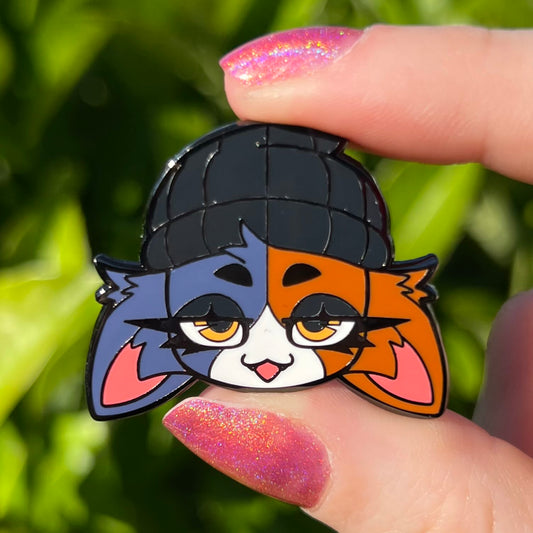 Meow Skulls Hard Enamel Pin