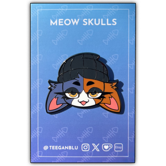 Meow Skulls Hard Enamel Pin