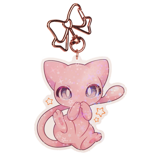 Mew Holographic Keychain