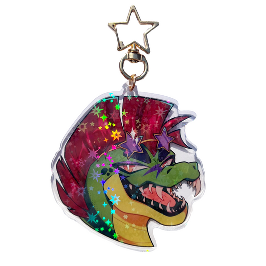 Montgomery Gator Holographic Keychain
