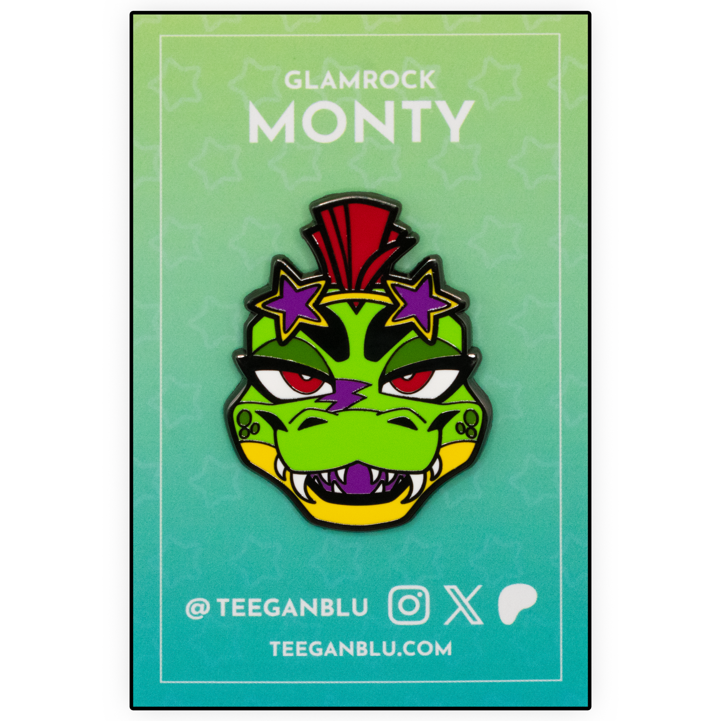 Glamrock Monty Hard Enamel Pin