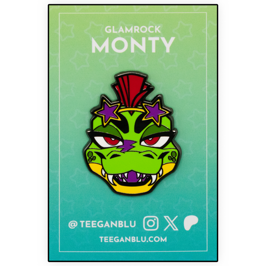 Glamrock Monty Hard Enamel Pin