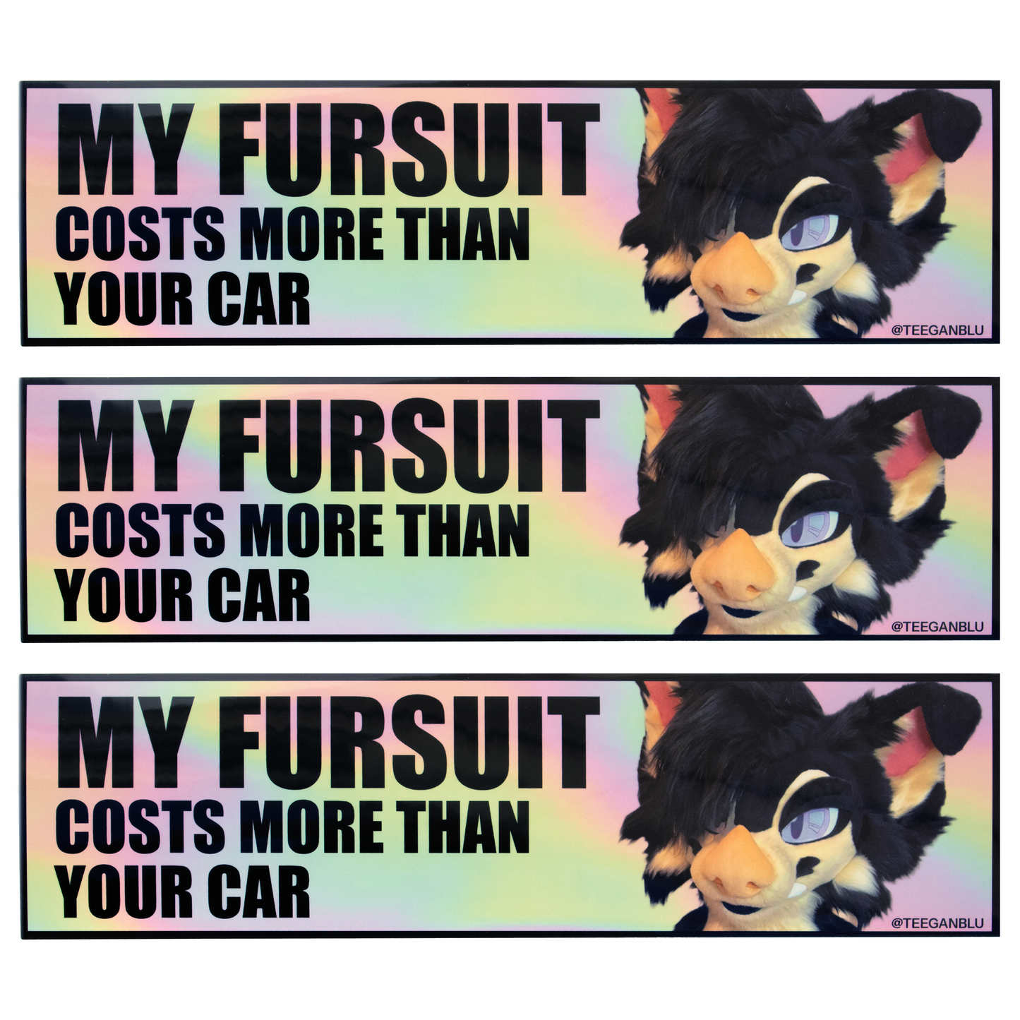 My Fursuit Costs More Than Your Car Decal