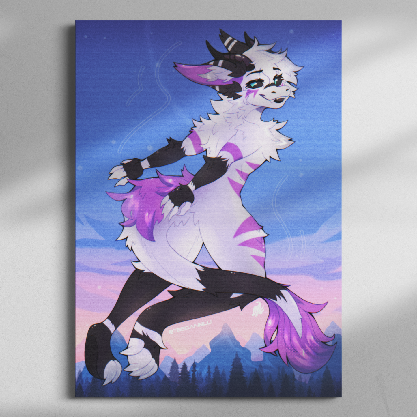 Sunset Sky Dragon - Art Print