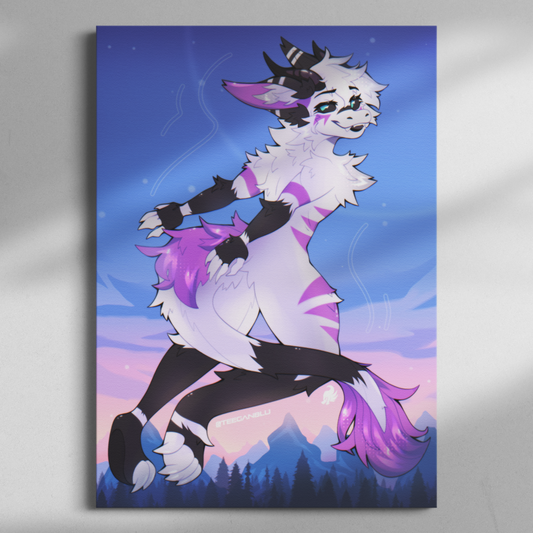 Sunset Sky Dragon - Art Print