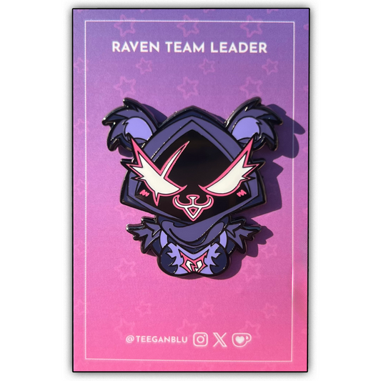 Raven Team Leader Hard Enamel Pin